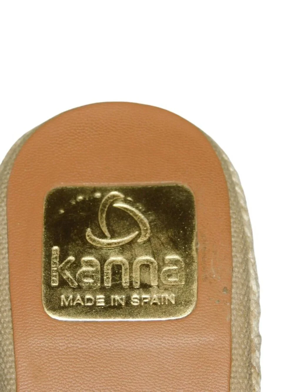 Kanna Made In Spain Espadrille Wedge Heel Sandals Size 37